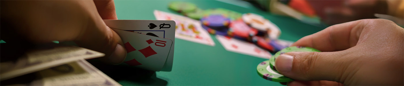 Pokerspel met hoge inzet